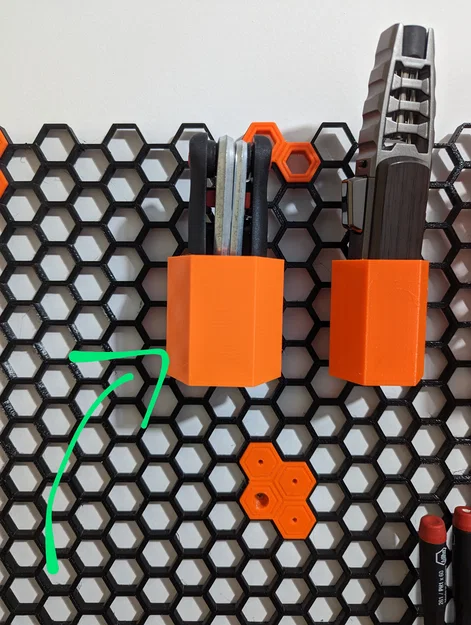 Cốc chứa đồ tiện lợi cho bảng treo Honeycomb Storage Wall - Image 1