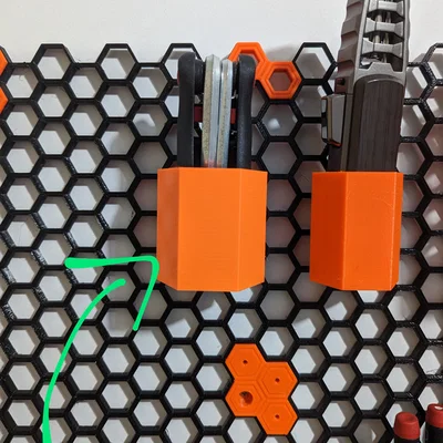 Cốc chứa đồ tiện lợi cho bảng treo Honeycomb Storage Wall