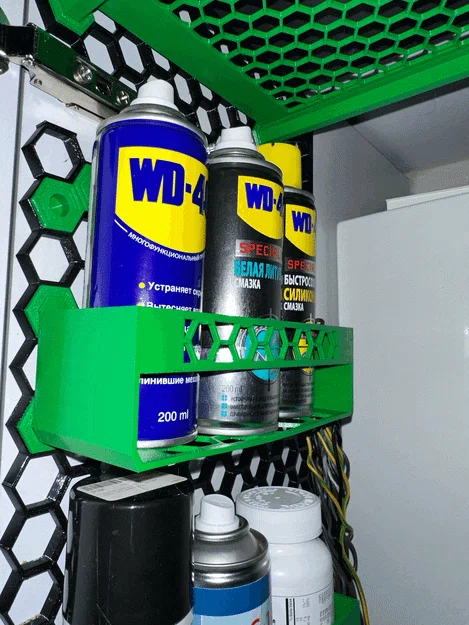 Kệ treo bình xịt đa năng cho WD-40 thiết kế in 3D - Image 1