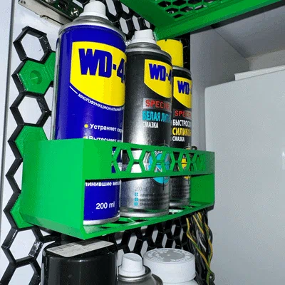Kệ treo bình xịt đa năng cho WD-40 thiết kế in 3D