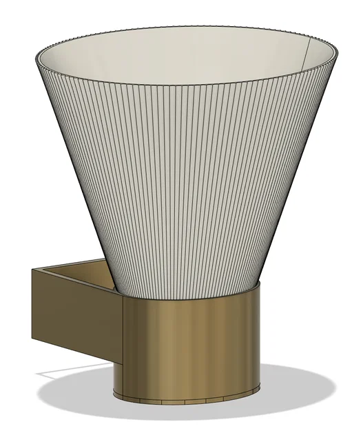 Đèn gắn tường Stylish Wall Lamp in 3D - Image 1
