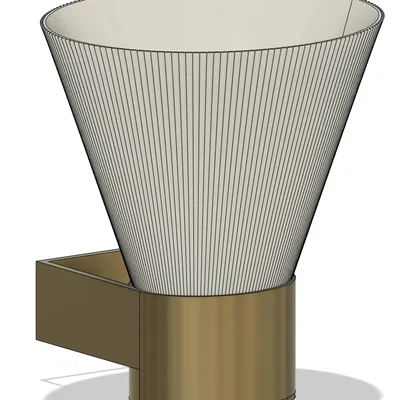 Đèn gắn tường Stylish Wall Lamp in 3D