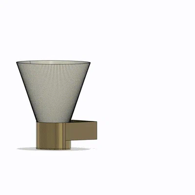 Đèn gắn tường Stylish Wall Lamp in 3D