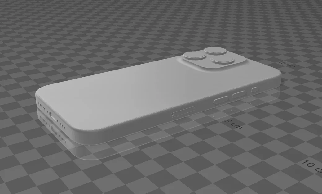 Tải mô hình iPhone 15 Pro 3D chất lượng cao để in ấn - Image 1