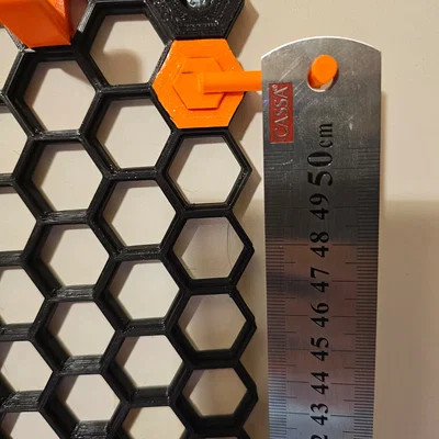 Móc treo thước HSW tham số (parametric) - lắp ngoài board