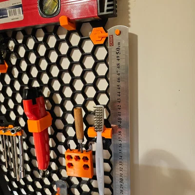Móc treo thước HSW tham số (parametric) - lắp ngoài board