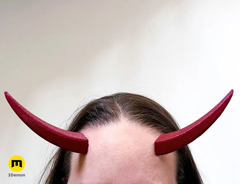 Sừng Quỷ (Demon Horns) – Mẫu in 3D cosplay - Image 1