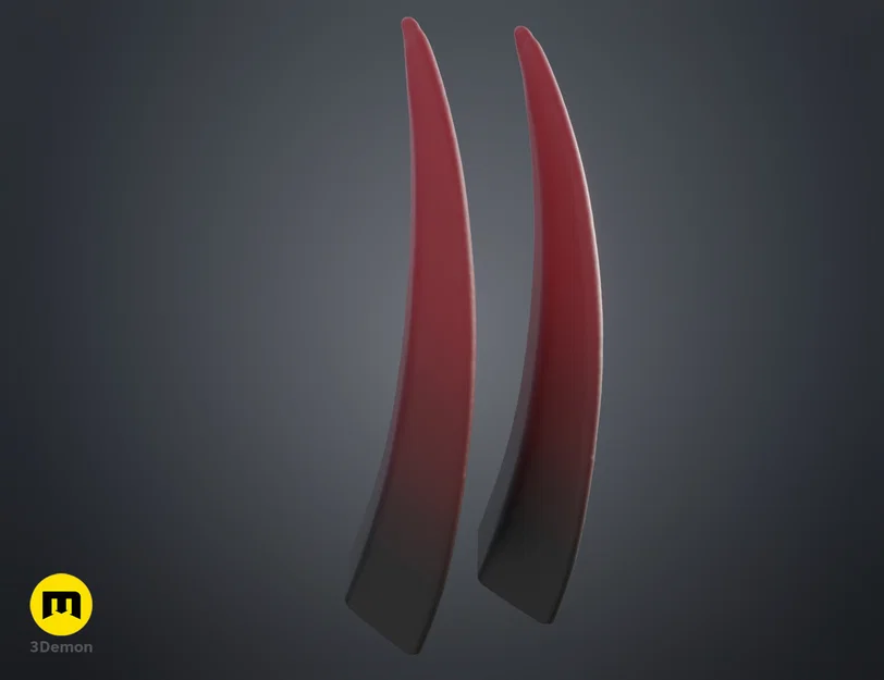 Sừng Quỷ (Demon Horns) – Mẫu in 3D cosplay - Image 3