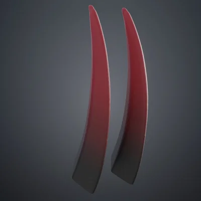 Sừng Quỷ (Demon Horns) – Mẫu in 3D cosplay