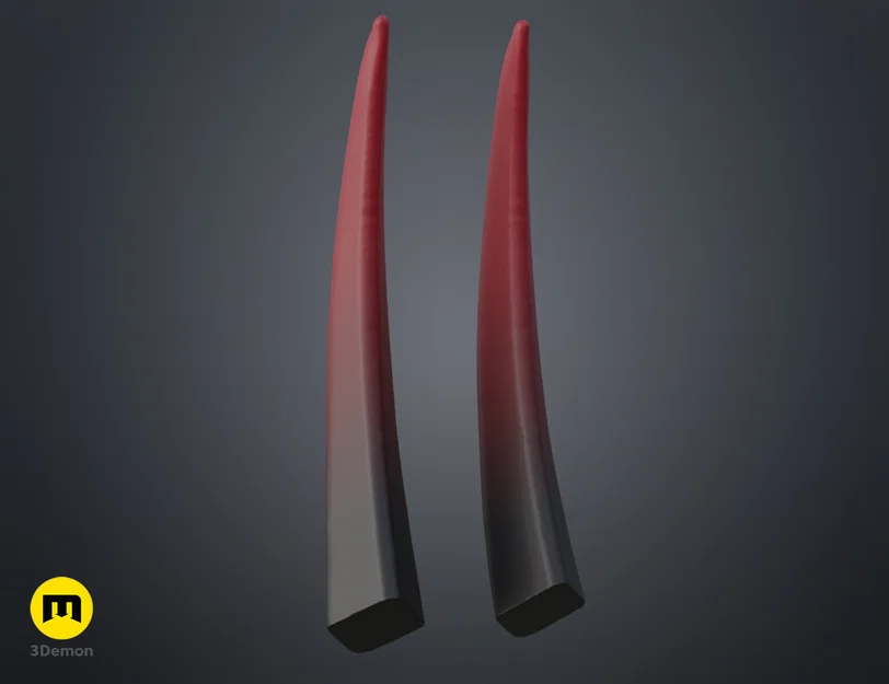 Sừng Quỷ (Demon Horns) – Mẫu in 3D cosplay - Image 4