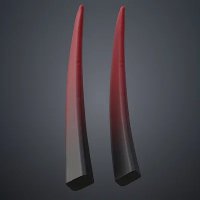 Sừng Quỷ (Demon Horns) – Mẫu in 3D cosplay