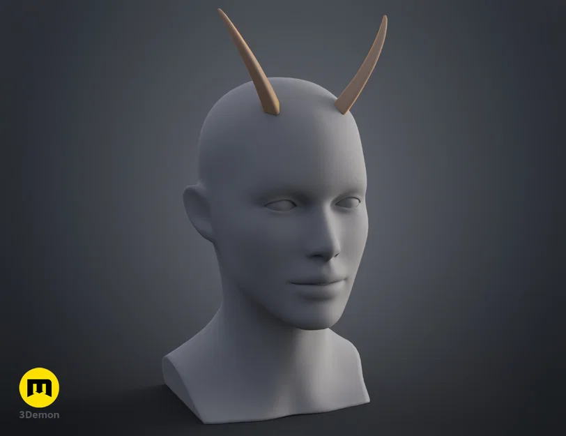 Sừng Quỷ (Demon Horns) – Mẫu in 3D cosplay - Image 7