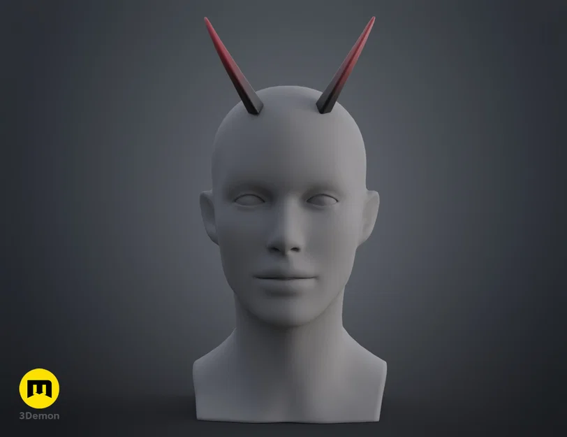 Sừng Quỷ (Demon Horns) – Mẫu in 3D cosplay - Image 8
