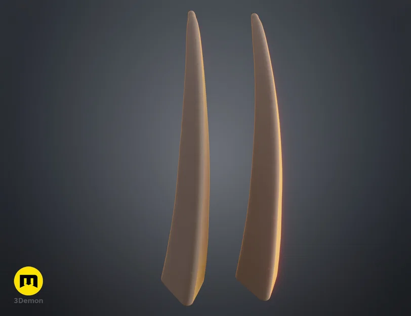 Sừng Quỷ (Demon Horns) – Mẫu in 3D cosplay - Image 12