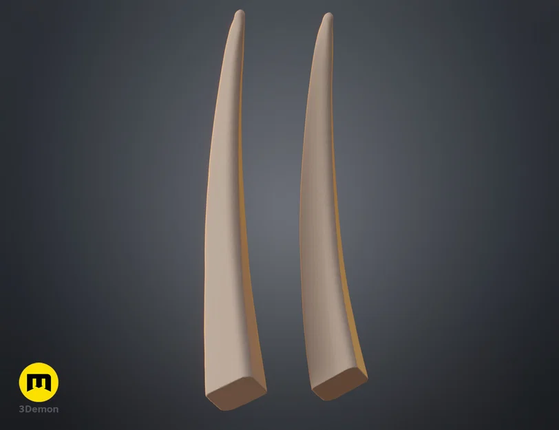 Sừng Quỷ (Demon Horns) – Mẫu in 3D cosplay - Image 13