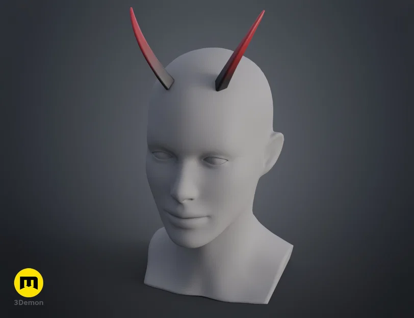 Sừng Quỷ (Demon Horns) – Mẫu in 3D cosplay - Image 14