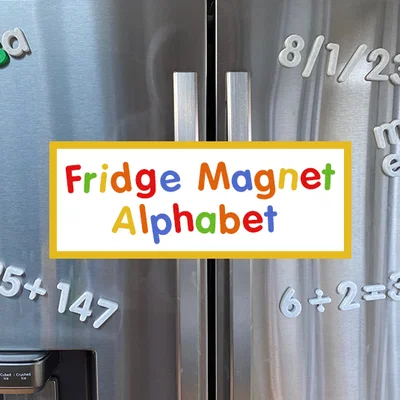 Bộ Nam Châm Tủ Lạnh Bảng Chữ Cái (Fridge Magnet Alphabet)