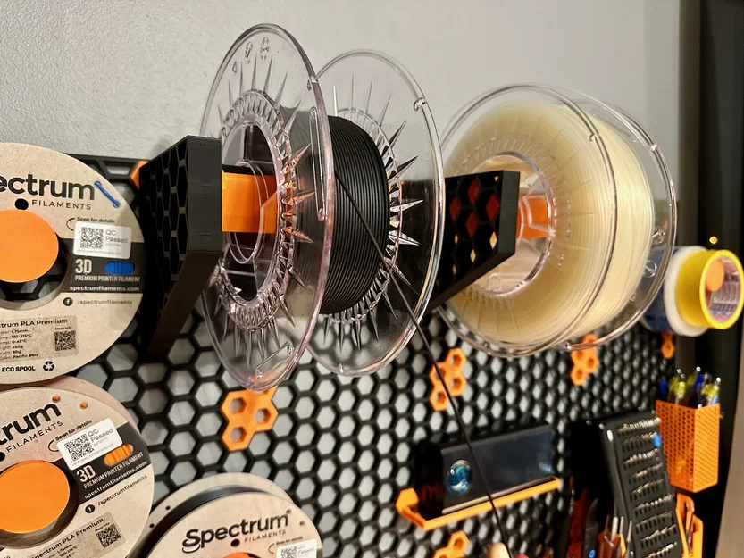 Móc treo tường HSW (Wall Hanger) đầu ngắn siêu gọn cho bàn làm việc - Image 1