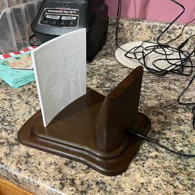 Kệ đỡ Lithophane Stand (dạng cong)