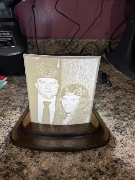 Kệ đỡ Lithophane Stand (dạng cong) - Image 4