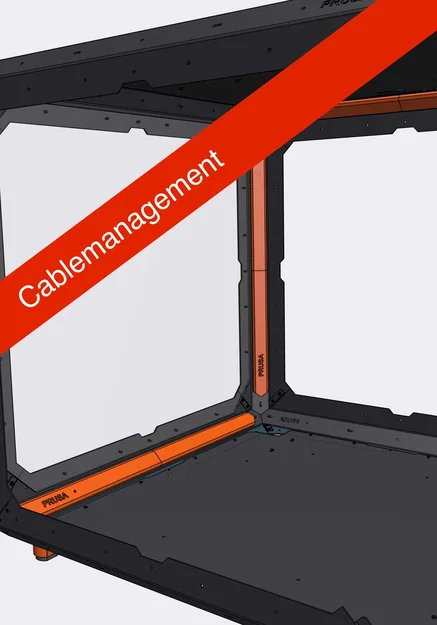 Quản lý dây cho Original Prusa Enclosure (Cablemanagement) - Image 1