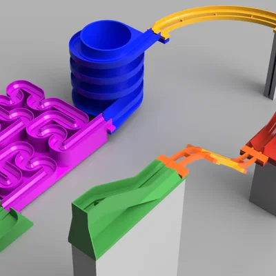 Thử thách Marble Run – Tương thích Lego