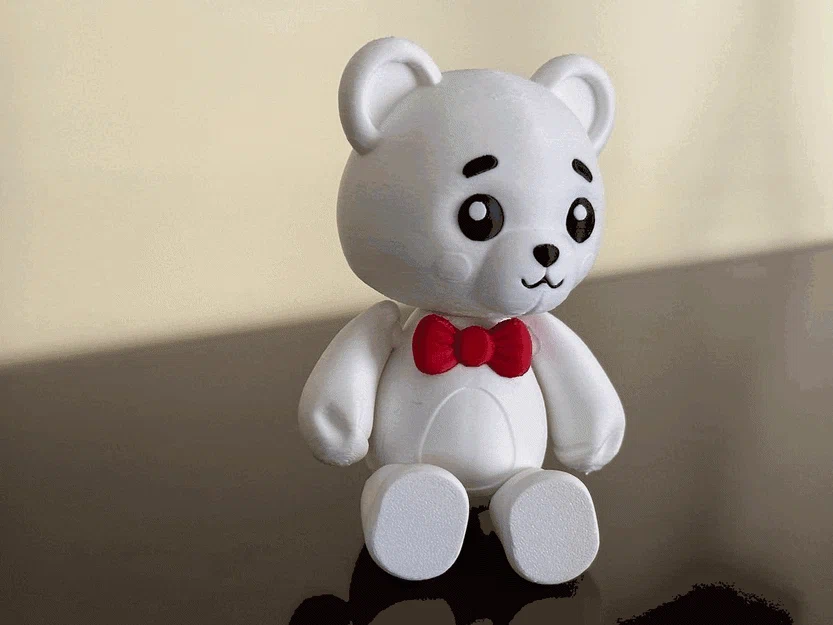 Đồ chơi gấu teddy khớp nối (print-in-place) - Image 3