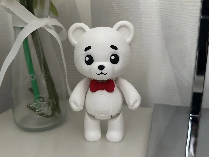 Đồ chơi gấu teddy khớp nối (print-in-place) - Image 5
