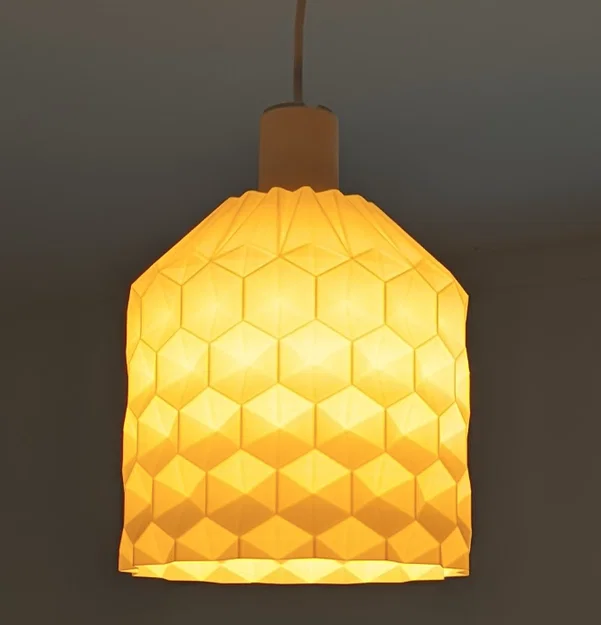 Chụp đèn lục giác đảo ngược (Inverted Hexagonal Lampshade) - Image 1
