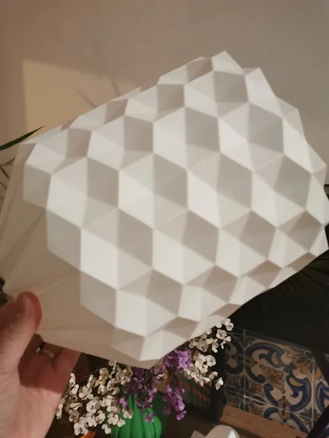 Chụp đèn lục giác đảo ngược (Inverted Hexagonal Lampshade) - Image 3