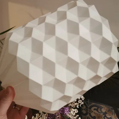 Chụp đèn lục giác đảo ngược (Inverted Hexagonal Lampshade)