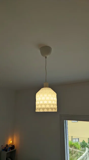 Chụp đèn lục giác đảo ngược (Inverted Hexagonal Lampshade) - Image 4