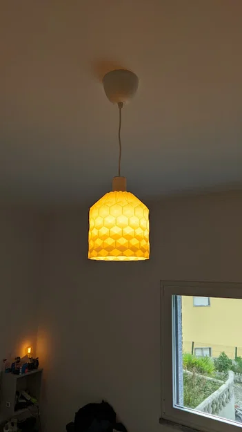 Chụp đèn lục giác đảo ngược (Inverted Hexagonal Lampshade) - Image 5
