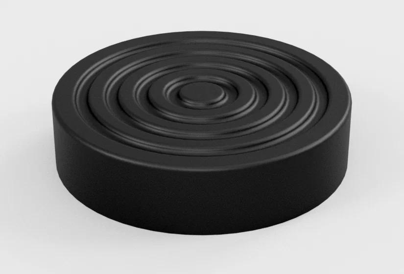 Mẫu quân cờ Wavy Checker thiết kế tối giản cho máy in 3D - Image 1