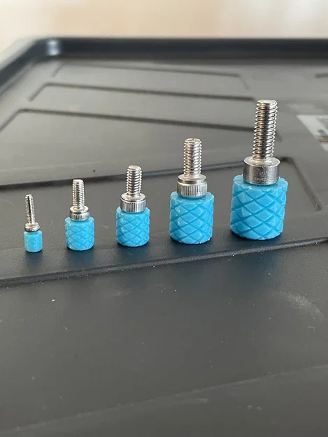 Núm vặn tay (Knob) cho bu-lông lục giác chìm M2–M6 (socket) - Image 1