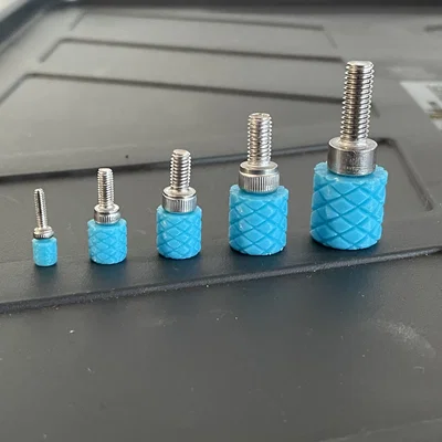 Núm vặn tay (Knob) cho bu-lông lục giác chìm M2–M6 (socket)