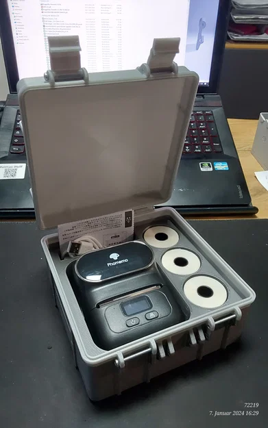 Hộp đựng in 3D Phomemo M110 bảo vệ máy in nhãn chuyên nghiệp - Image 1