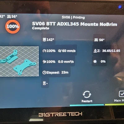 Sovol SV06/SV06 Plus BTT ADXL345 Mounts (Giá gắn ADXL345)