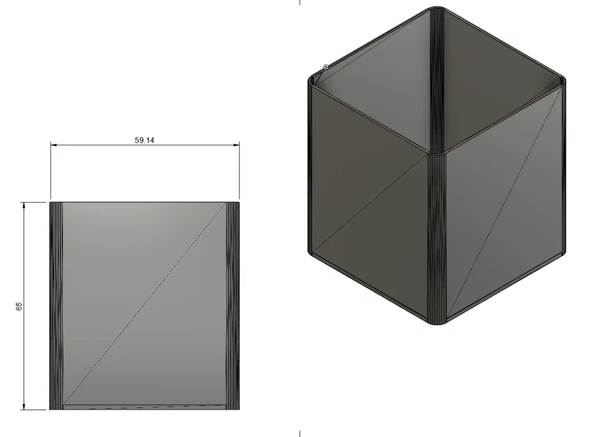 Khay đựng đồ hình vuông Square Bin gắn Multiboard - Image 2