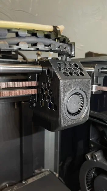 Nắp che đầu in họa tiết tổ ong cho Creality K1 và K1 Max - Image 1