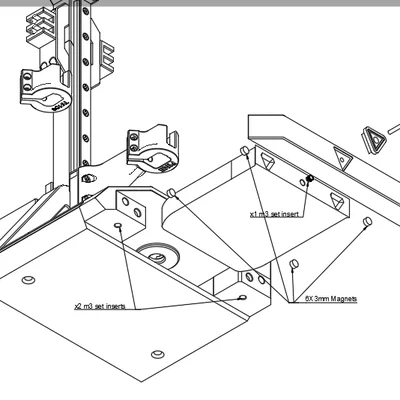 Ngăn kéo có nam châm cho Stealth Press (HSIP) gọn gàng tiện lợi