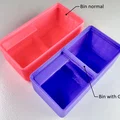 Gridfinity Bins medium size – Khay/box modular tối ưu không gian (2x1, 2x2) - Thumbnail 3