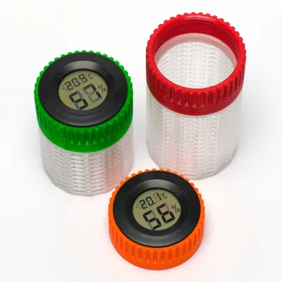 Nắp gắn Hygrometer cho hộp Silica Gel (3D_Workspace)