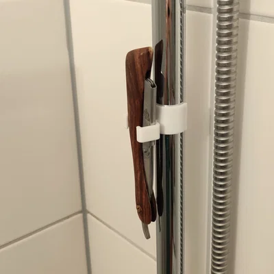 Giá Đỡ Dao Cạo Kẹp Thanh Treo Vòi Sen (Razor Holder for Shower Rail)