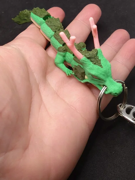 Móc khóa Little Shenron khớp nối (Articulated) - Image 1