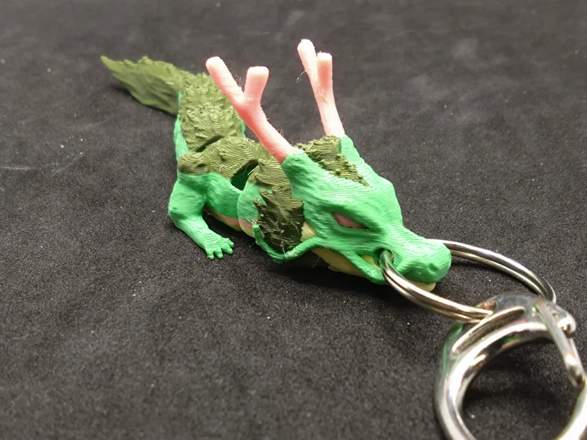 Móc khóa Little Shenron khớp nối (Articulated) - Image 3
