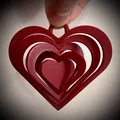 Trái tim fidget xoay (print-in-place) để treo – hợp Valentine, Noel… - Thumbnail 1