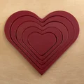 Trái tim fidget xoay (print-in-place) để treo – hợp Valentine, Noel… - Thumbnail 4