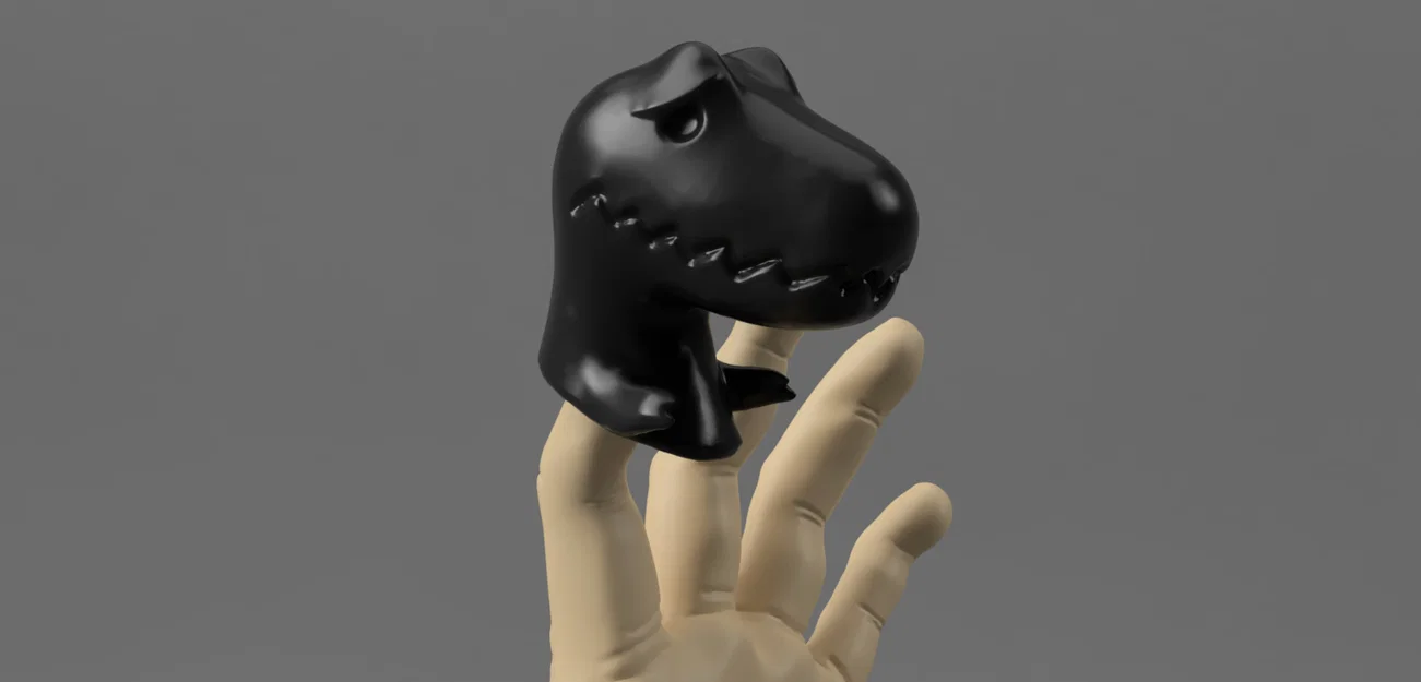 Đồ chơi ngón tay Clap T-rex - Image 1