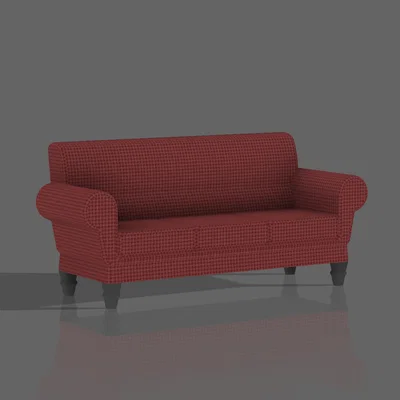 Mô hình ghế sofa 3 chỗ ngồi in 3D đẹp mắt cho sa bàn